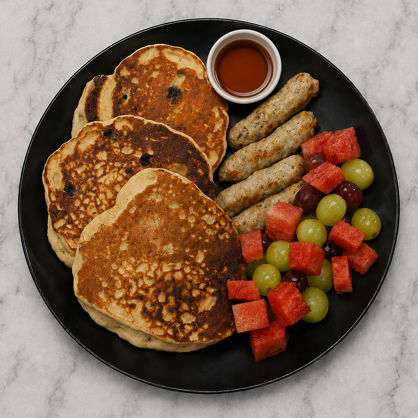 Blueberry Protein Pancakes