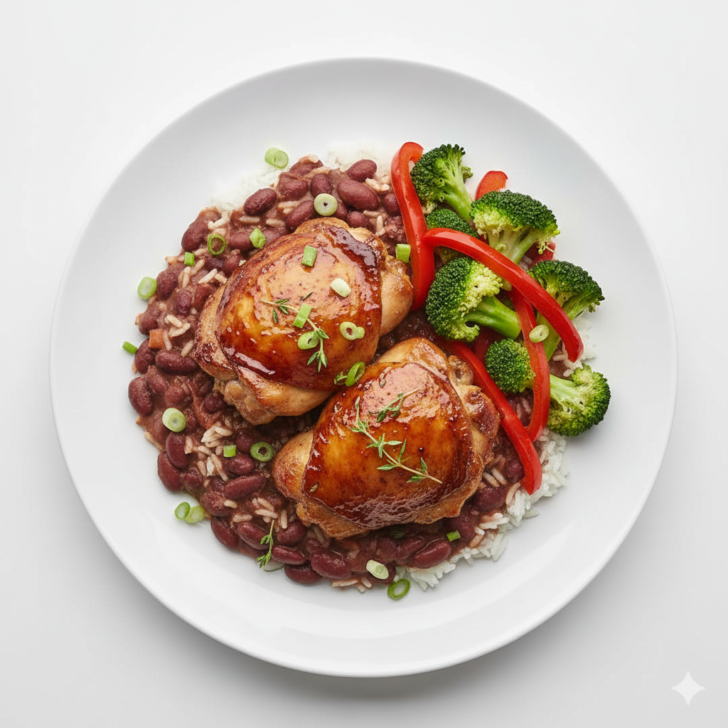 Bourbon Chicken Thighs