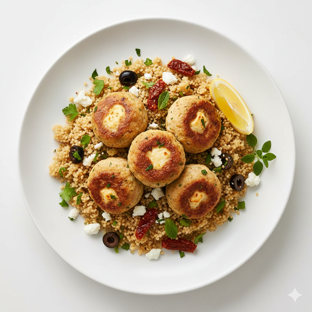 Chicken Feta Meatballs