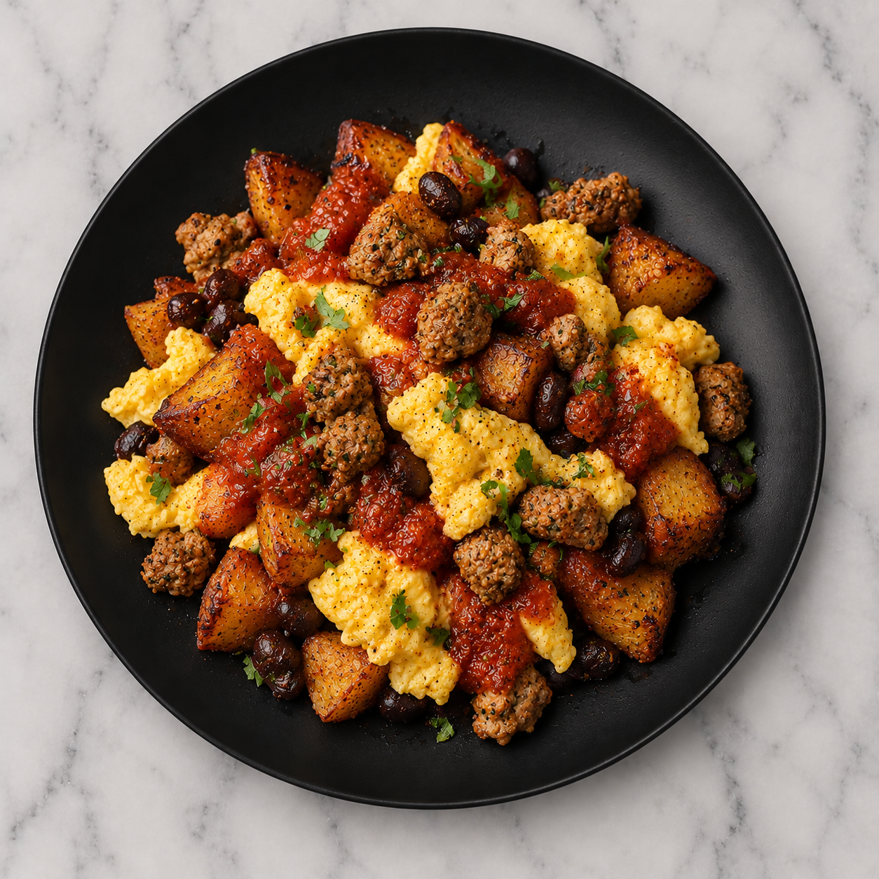 Patatas Bravas Scramble